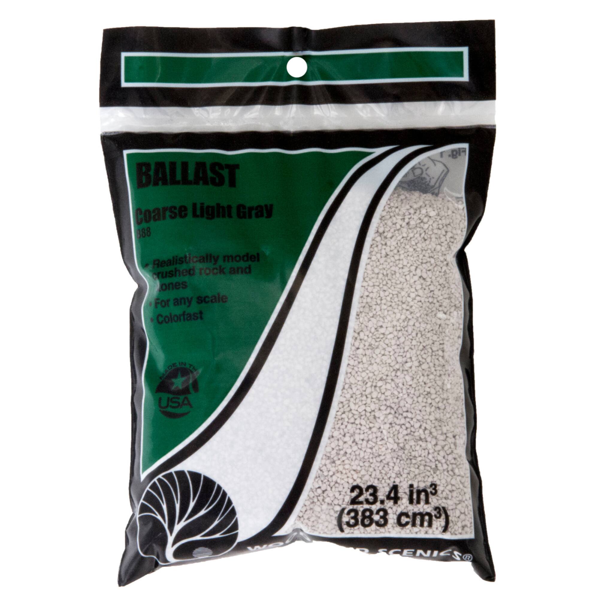 Woodland Scenics® Coarse Light Gray Ballast & Coal Ground Cover